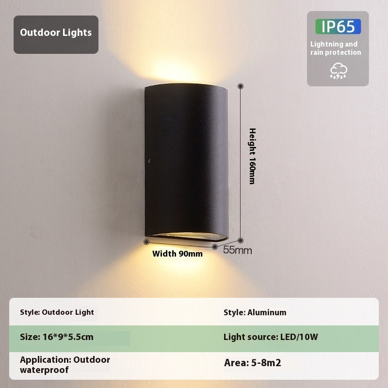 Modern Simple Outdoor Waterproof Led Wall Lamp