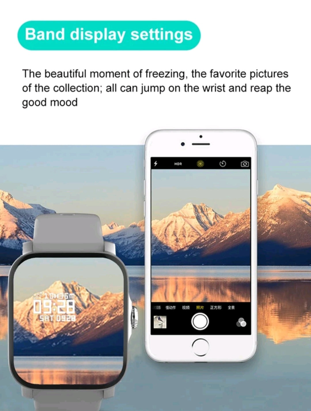 Monitoring Square Smart Watch, For Daily Life
