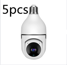 WiFi CAMERA 1080P Bulb 4X Zoom Camera E27 Home 5GWiFi Alarm Monitor