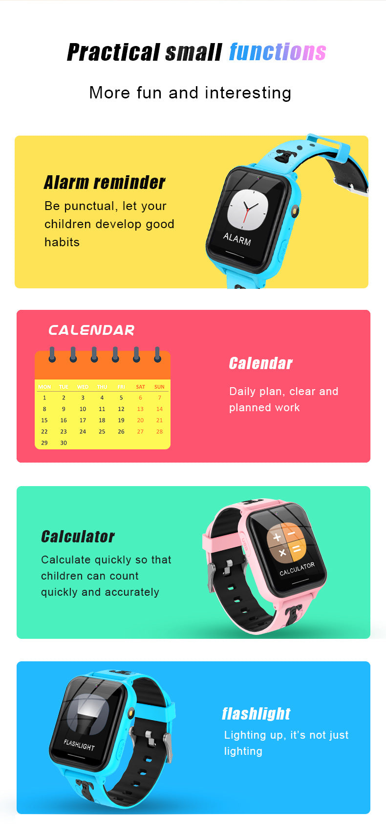 Children's Telephone Watches Are Built In Many Languages