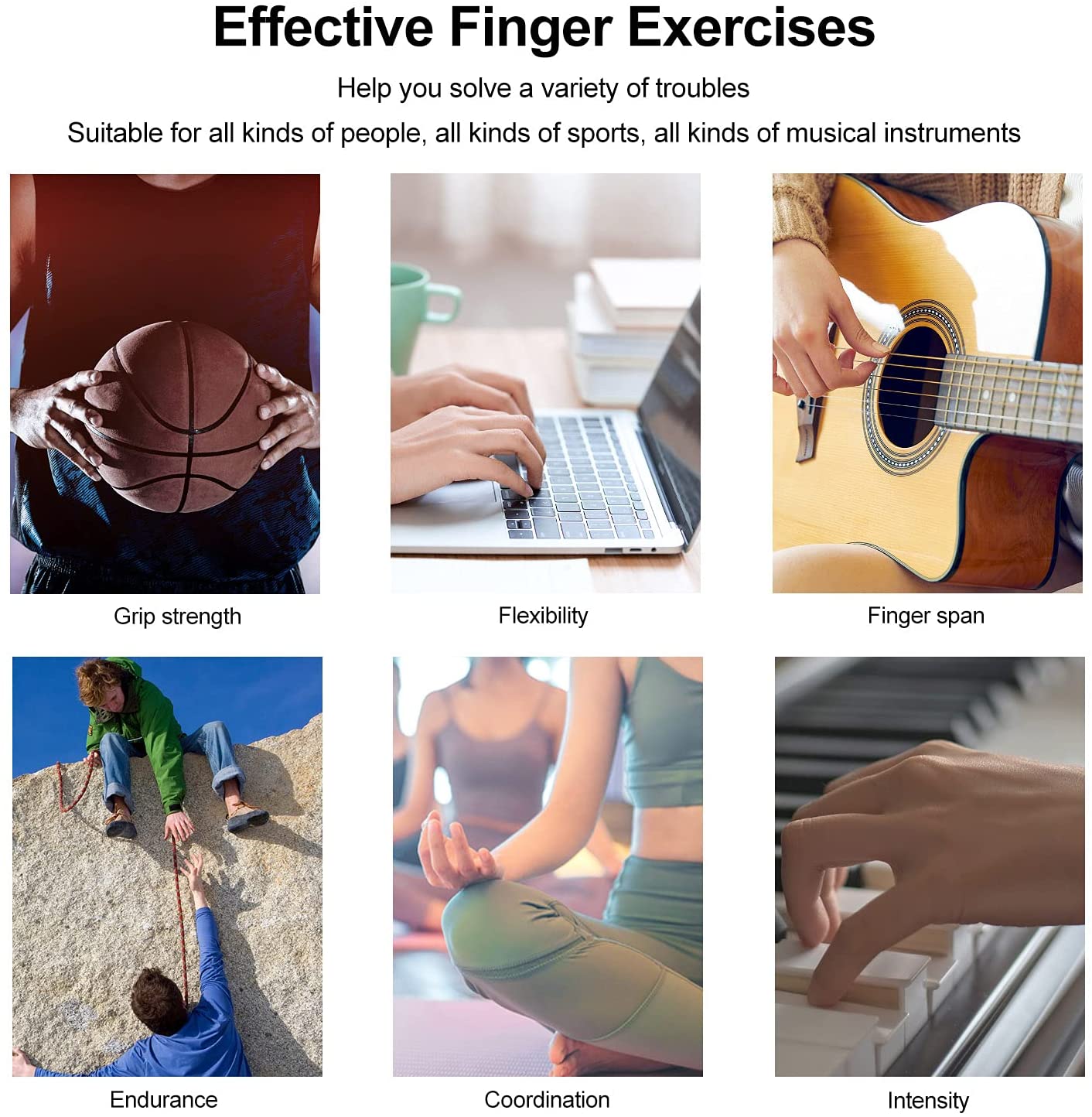 Silicone Finger Exercise Stretcher