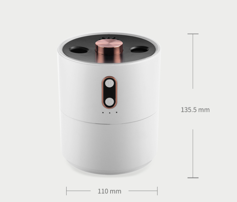 USB Volcanic Flame Aroma Diffuser with Jellyfish Night Light
