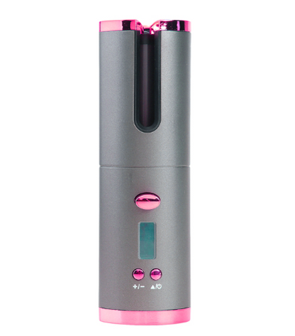 Portable Rechargeable Automatic Hair Curler with LCD Display