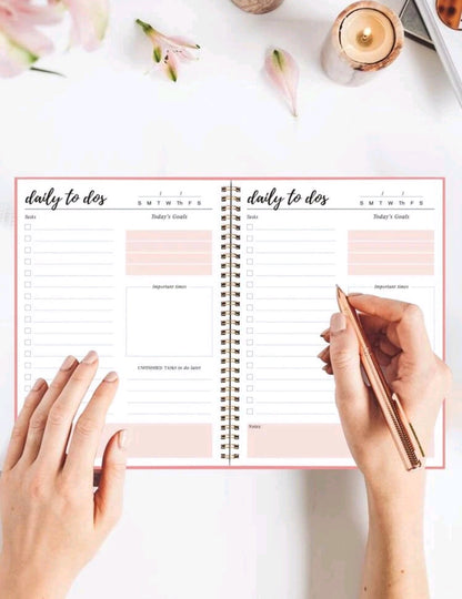 Hard Cover Daily Planner