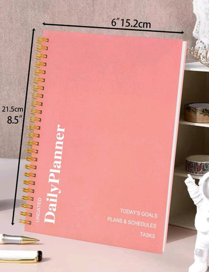 Hard Cover Daily Planner