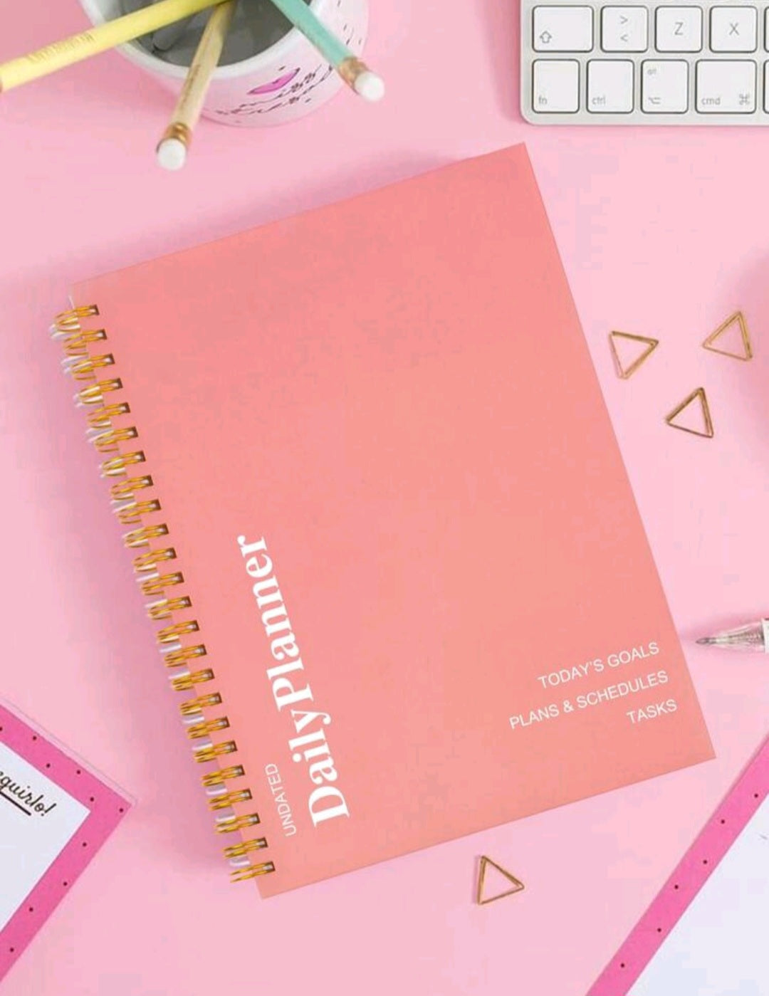 Hard Cover Daily Planner