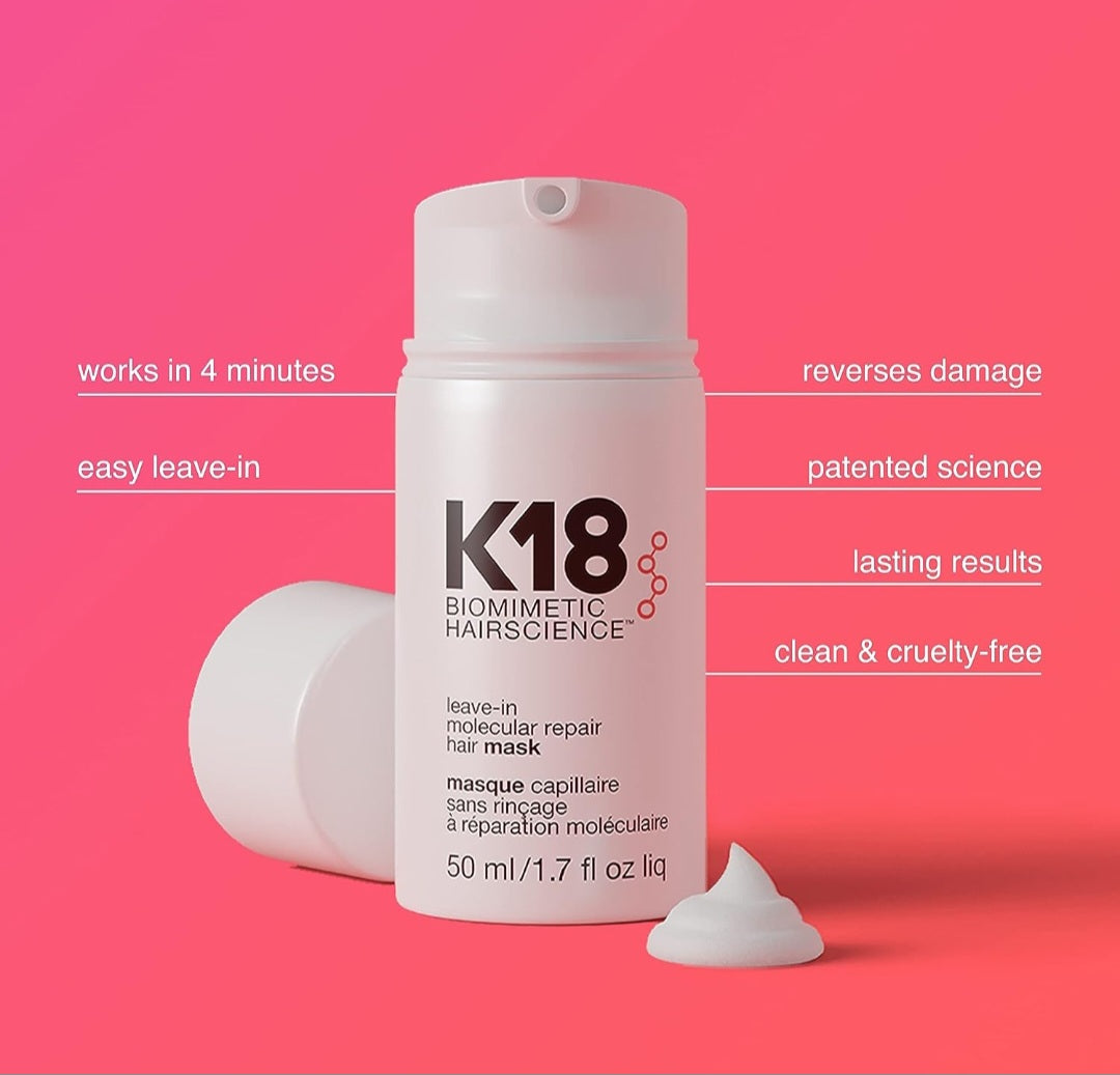 K18 Biomimetic Hairscience Leave-In 50ml Beauty Supplies