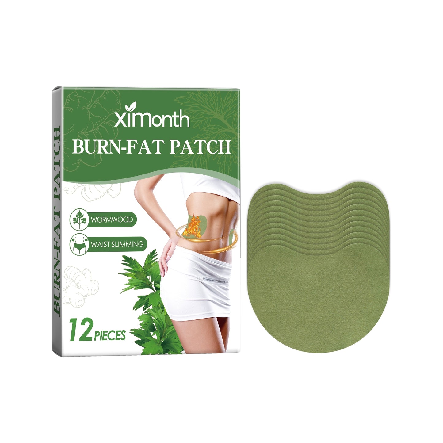 Burn-Fat Patch Wormwood Waist Patch Beauty Supplies