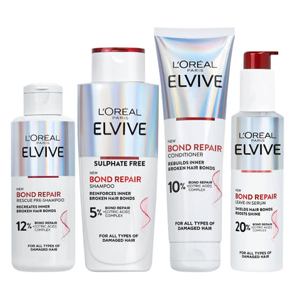 L'Oréal Paris Elvive Bond Repair Full Routine Bundle Beauty Supplies