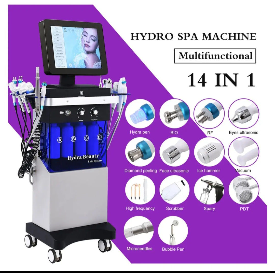 Hydrofacial Machine 14 In 1 Facial Machine