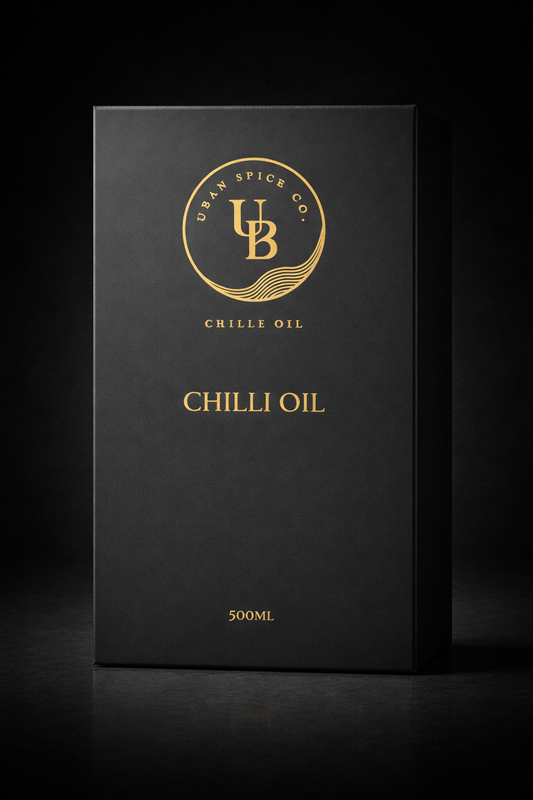 Premium Chilli Oil 500ml – Luxury Gift Set | UBAN Spice Co