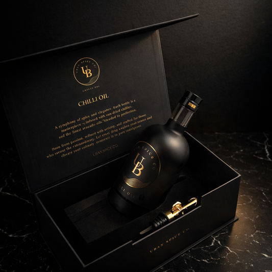 Premium Chilli Oil 500ml – Luxury Gift Set | UBAN Spice Co